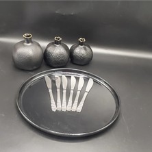 Hibana Pasta Bıçak 6 Adet-Bergama (20 Cm-3,0 MM-430 Kalite Çelik)