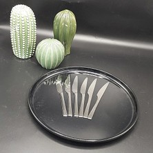 Hibana Pasta Bıçak 6 Adet-Ege (20 Cm-4,0 MM-430 Kalite Çelik)