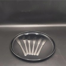 Hibana Yemek Bıçak 6 Adet-Bahar (17 Cm-3,0 MM-430 Kalite Çelik)