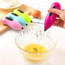 Hibana Pilli Metal Çırpıcı Mini Mixer Kahve Süt Köpürtücü