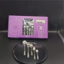 Hibana 30 Parça Kaşık Çatal -Bergama Hediye Çeyiz Set