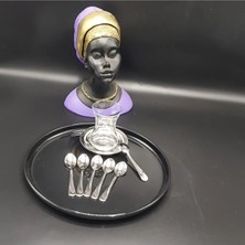 Hibana Çay Kaşık 6 Adet-Çakır (11 Cm-1,5 MM-304 Kalite Çelik)