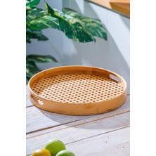 Acar Bambu Sunum Tepsi - 40 cm ACR-513