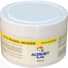 Altavet Rivanol  Merhem Yara Bakım Ürünü Hayvan Vitaminleri 100 gr Özel Formül
