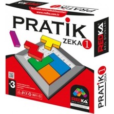 Redka Pratik Zeka - 1 Ahşap Materyal ile Eğlenceli Tasarım ve Zeka Geliştirici Oyun