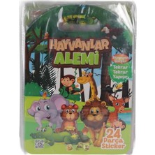 Efnaz Style 3028 Bitmeyen Sticker Hayvanlar Alemi
