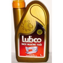 Lubco İnce Dikiş Makina Yağı 1 lt Berrak Parlak Likit Özelliği ile Güçlendirilmiş Koruma