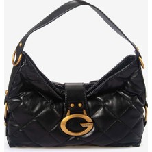 Guess Kadın Vegan Camden Kapitone Omuz Çantası HWQB9308180