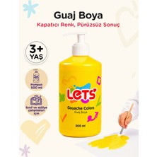 Guaj Boya 500 ml Pompalı – 10 Renk Seçeneği | Let\'s