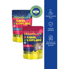 Ots Organik 2'li Tahıl Topları Seti | Keçiboynuzlu & Pancarlı Tahıl Topları 2 x 300 gr (Organik Sertifikalı, Pestisit Analizli)