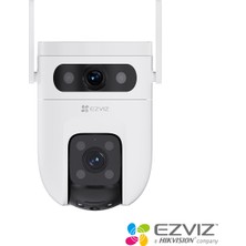 Ezviz C9C Dual 3MP 2K Çift Lensli 360° Dönebilen Dış Mekan Wi-Fi Kamerası, Yapay Zeka İnsan ve Araç Algılama, Renkli Gece Görüşü (Ezviz Türkiye Garantili)