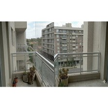 Ünal File Kalın Kedi Güvenlik Filesi 3X10 Metre Balkon Çocuk Koruma Ağı Göz 4 cm Kalınlık 3 mm