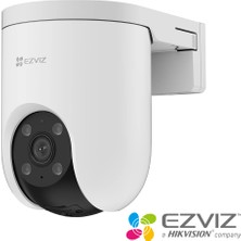 Ezviz H8c Pro 8MP 4K 360° Dönebilen Dış Mekan Wi-Fi Güvenlik Kamerası, Akıllı Hareket Takibi, Renkli Gece Görüşü, Çift Yönlü Ses (Ezviz Türkiye Garantili)