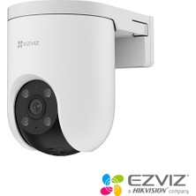 Ezviz H8c Pro 5MP 3K 360° Dönebilen Dış Mekan Wi-Fi Güvenlik Kamerası, Akıllı Hareket Takibi, Renkli Gece Görüşü, Savunma Sireni (Ezviz Türkiye Garantili)