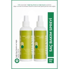 Enzym Cosmetics Yağlı Saç Derisi ve Yağlı Saçlara Özel Yağlanma Karşıtı Saç Bakım Spreyi 200 ml (2 Adet)