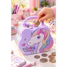 Biton Toptan Unicorn Kumbara Çocuklar Için Para Biriktirme Kumbarası 9X15 cm Sevimli Kız Çocuk Hediyesi
