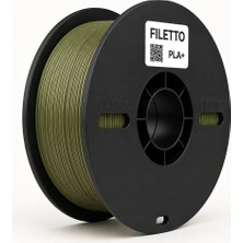 Haki Yeşili Filetto Pla+ 3D Filament – 1.75MM – 1kg – Ams Uyumlu