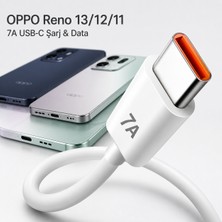 Bowie 120W 7A Usb-C Hızlı Şarj Data Kablosu Oppo Reno 13 Reno 12 Reno 11