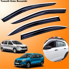 Friemats Dacia Lodgy Krom Cam Rüzgarlığı Abs Nikelajlı Krom Mügen Cam Rüzgarlığı 2013 - 2020 Arası 4 Parça