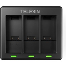 Telesin 3 Yuvalı Şarj Cihazı [HERO12/11/10/9 Uyumlu]