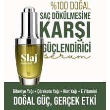 Slaj Saç Dökülme Karşıtı Güçlendirici Saç Bakım Serumu - %100 Doğal Çıkarıcı & Hızlı Uzatan Serum