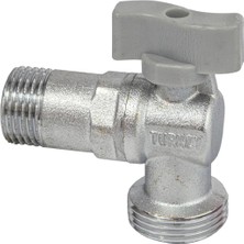 Crs Aquaset Küresel Çamaşır Makinası Musluğu 1/2-3/4