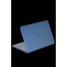 Dorasan Apple MacBook Neo Şeffaf Macbook Kapak - Mavi