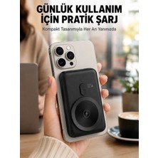 Marsilyan Magsafe Uyumlu Kablosuz Powerbank Taşınabilir Hızlı Şarj Yeni Nesil