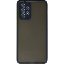 Dorasan Samsung Galaxy A52 Kılıf Montreal Silikon Kapak - Lacivert