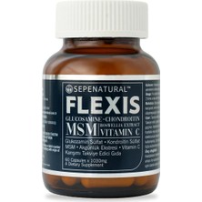 Sepe Natural Flexis Glukozamin Kondroitin Msm Boswellia Akgünlük Vitamin C Kompleks 60 Kapsül 1030 Mg.