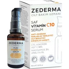 Zederma Saf Vitamin C 10 Serum 30 ml