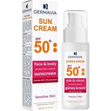 Dermavia Güneş Kremi Hassas Ciltler SPF50+ 100 ml