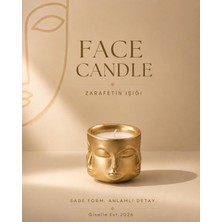 Giselle Silver Face Candle (6,5cm)