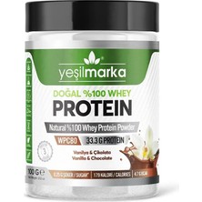 Yeşilmarka Doğal Whey Protein Tozu Vanilya / Kakao 100 gr