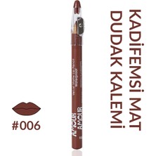Amour Amour Velvet Matte Suya Dayanıklı Dudak Kalemi – Dahili Kalemtıraşlı, Kremsi Kadife Mat Dudak Kalemi