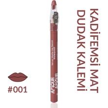 Amour Amour Velvet Matte Suya Dayanıklı Dudak Kalemi – Dahili Kalemtıraşlı, Kremsi Kadife Mat Dudak Kalemi