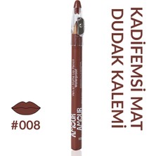 Amour Amour Velvet Matte Suya Dayanıklı Dudak Kalemi – Dahili Kalemtıraşlı, Kremsi Kadife Mat Dudak Kalemi