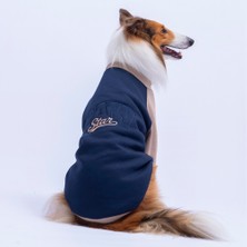 Lacivert Boston Pawstar Sweat Orta-Büyük Irk Köpek Sweatshirt Köpek Sweat Köpek Kıyafeti