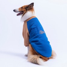 Saks Mavi Boston Pawstar Sweat Orta-Büyük Irk Köpek Sweatshirt Köpek Sweat Köpek Kıyafeti