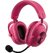 Logitech G Pro X3 Lightspeed Kablosuz Bluetooth Oyuncu Kulaklığı - Pembe