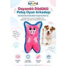 Outward Hound Durablez Tough Pig Pink Köpek Oyuncağı xS - Yüksek Dayanımlı ve Düdüklü