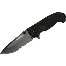 Dorasan Schrade 5-1 Siyah Kamp Çakı 20CM- Yarı Otomatik, Testere Detaylı, Kemerlikli