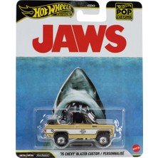Hot Wheels Premium Jaws '75 Chevy Blazer Custom/ Personnalise 1/64 Model Araba