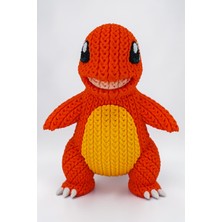 Star Figür Pokemon - Charmander Amigurumi Tarzı Yün Görünümlü Figür