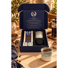 Lienzo Coffee Roastery Gaia 2'li Porselen Kupa ve 150 G Çekirdek Filtre Kahve Hediye Seti