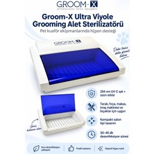 Groom-X Ultra Viyole Ozon Etkili Alet Sterilizatörü - Bakteri Mantar ve Korona Virüsü Dahil %99.9 Etkili!