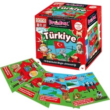 Green Board Games BrainBox Türkiye Eğitici Hafıza Oyunu Coğrafya ve Yerküreler için 8 - 12 Yaş