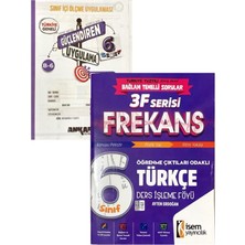 İSEM Yayıncılık 6.sınıf 3f Frekans Türkçe Ders Işleme Föyü Bağlam Temelli Yeni Baskı Çanta Süsü+Vantuz