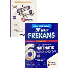 İSEM Yayıncılık 6.sınıf 3f Frekans Matematik Ders Işleyiş Föyü Bağlam Temelli Yeni Baskı Vantuz+Çanta Süsü