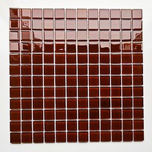 MozaiKristaL Mutfak Tezgah Arası, Havuz, Banyo, Iç ve Dış Mekanlarda Tüm Yüzeyler Için, 23X23X4MM. Bordo 30X30CM. Fileli Kristal Mozaik.
